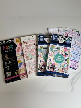 Happy Planner motivational stickers various for planners journaling. Bundle save